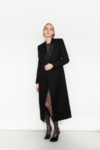 tuxedo coat dress