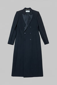 tuxedo coat dress