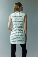 text print mini dress
