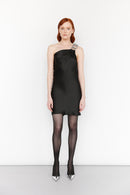 one-shoulder minidress