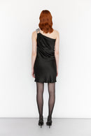 one-shoulder minidress