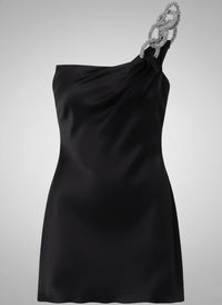 one-shoulder minidress