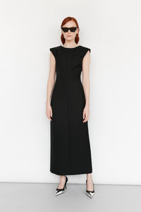 open back dress with embellishment