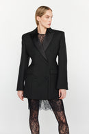 tuxedo blazer dress