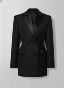 tuxedo blazer dress