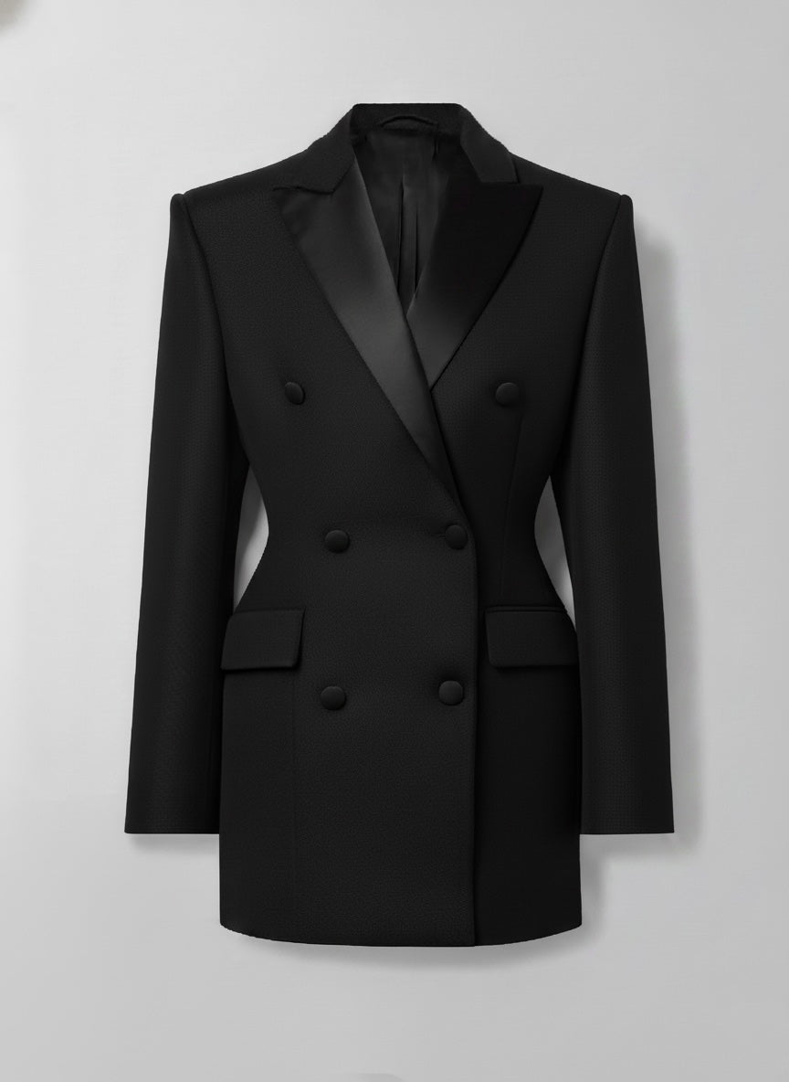 tuxedo blazer dress