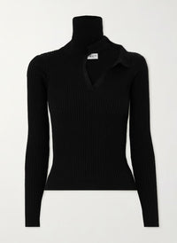 deconstructed turtleneck sweater