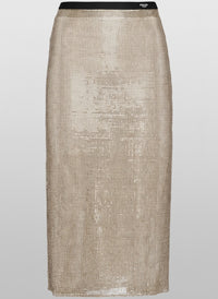 crystal-embellished skirt