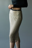 crystal-embellished skirt