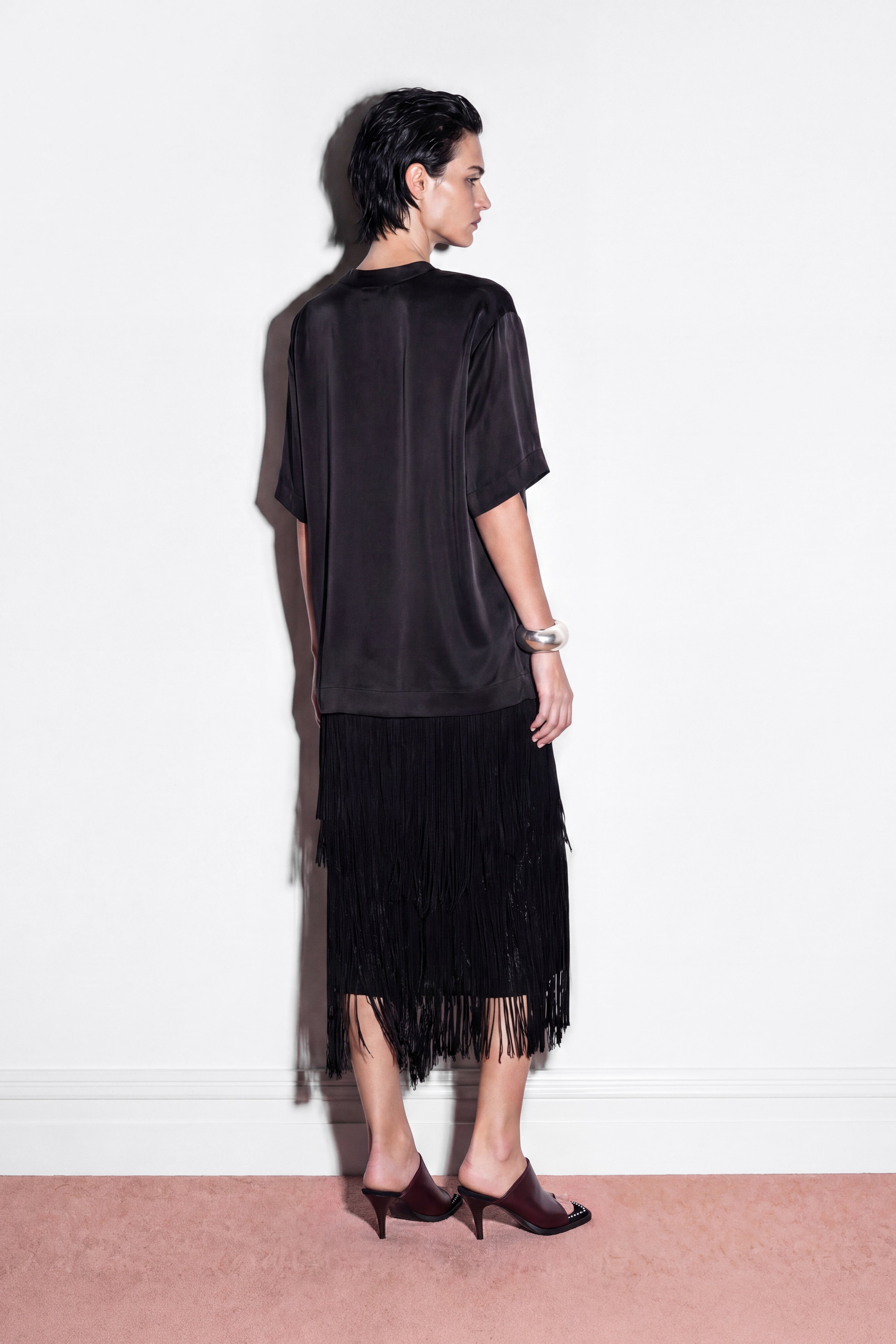 fringed skirt