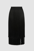 fringed skirt