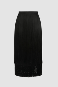fringed skirt